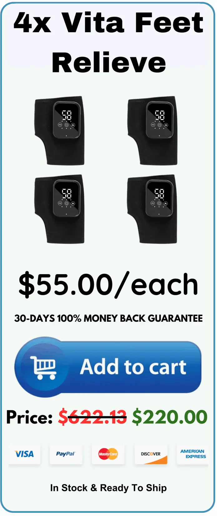 Vita Feet Relieve offer package price